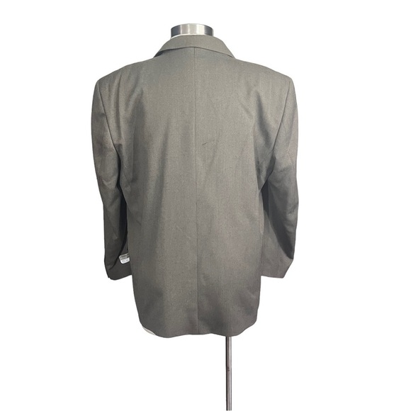 Tassio Di Biella Primo Men Green Tan 2-Button Suit Jacket Sz 44S Wool Blend NWT - Picture 5 of 12